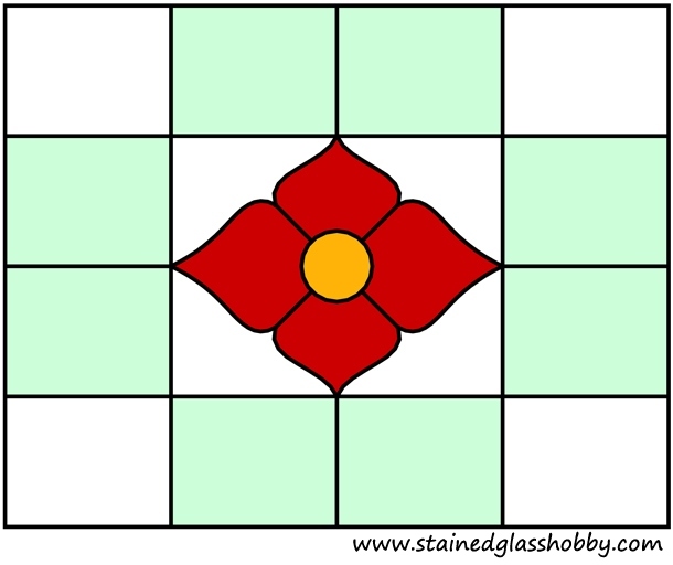 Color flower panel design