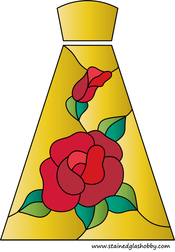 3d roses lantern design