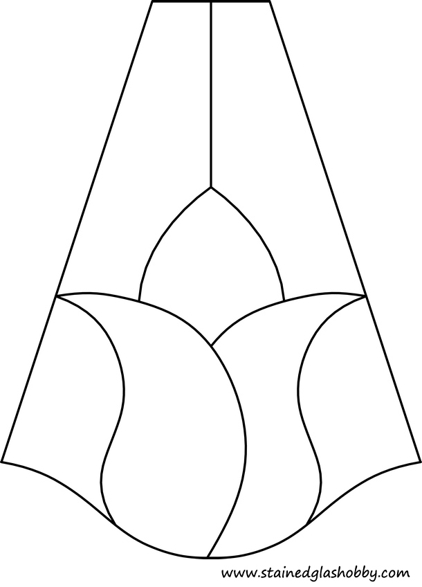 lamp shade tulip pattern