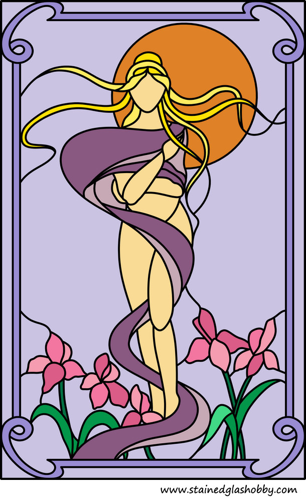 young lady free pattern