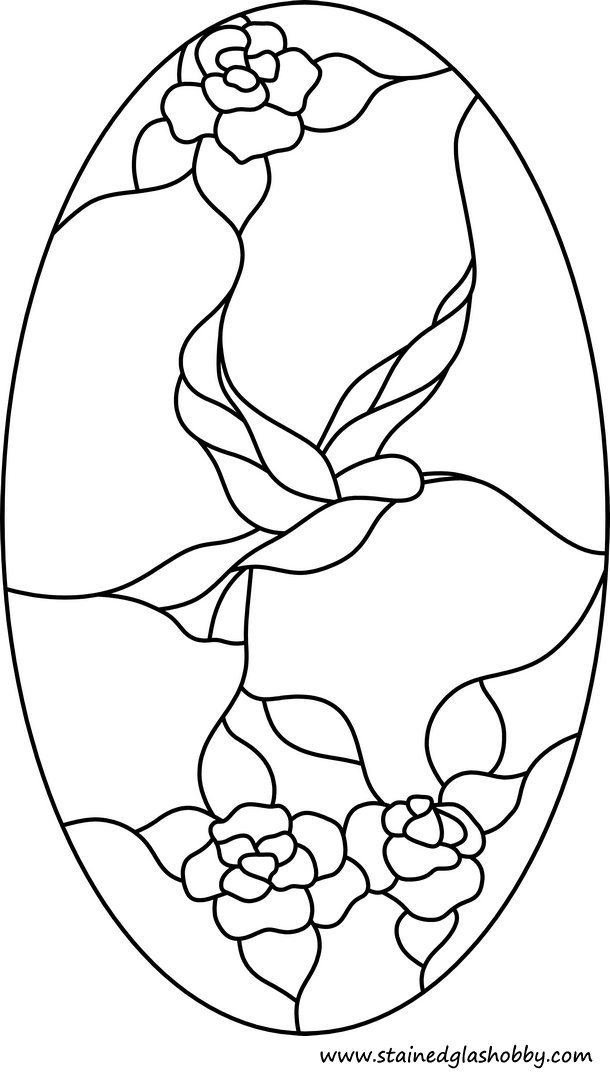 stained glass window pattern