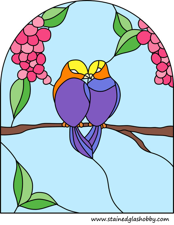 free stained glass pattern