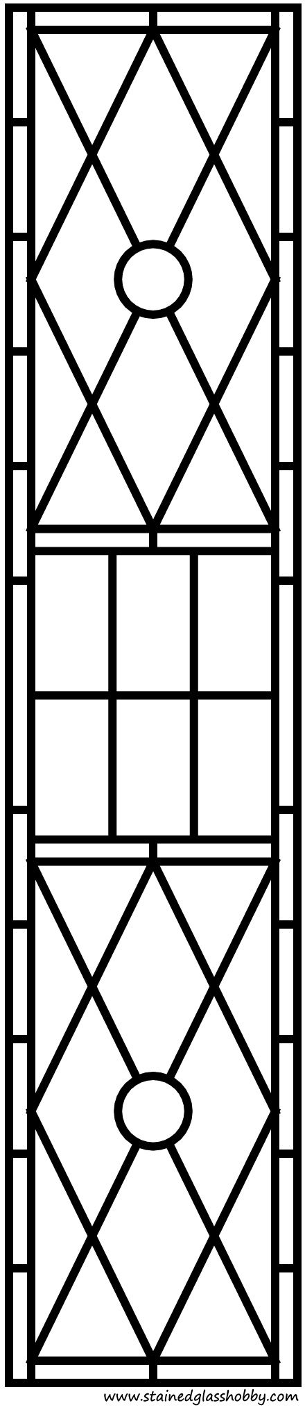 The stainedglass door panel design