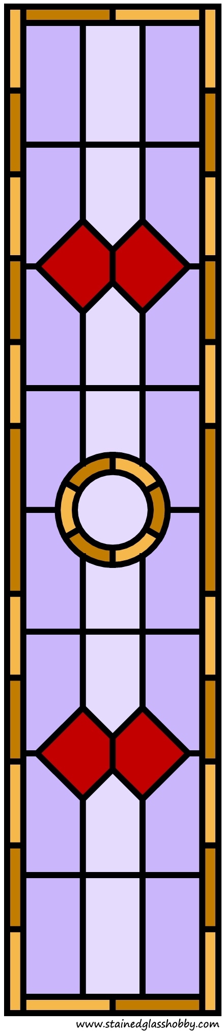 Stained glass making pattern for free