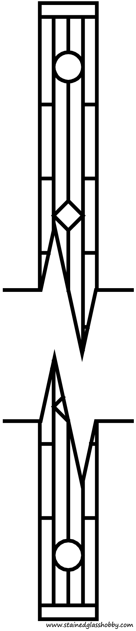Repeat the pattern as necessary to obtain the desired panel length