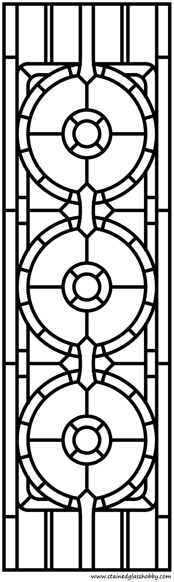 Celtic stained glass door panel free pattern