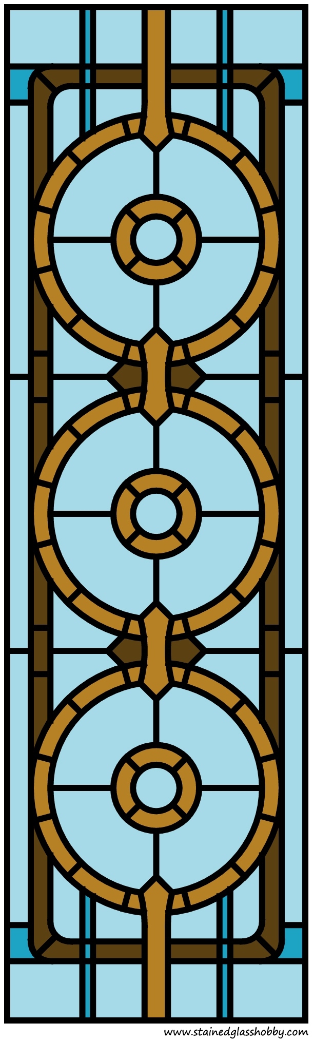 Variation of Celt pattern for door panel