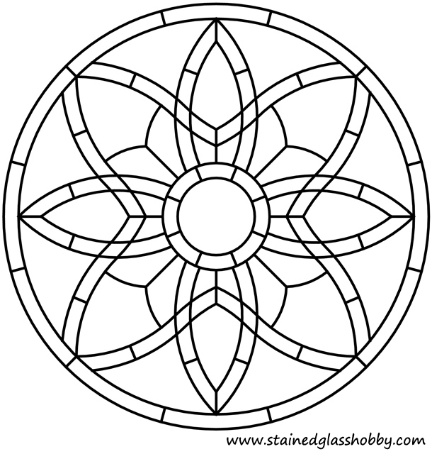 Celt knot design for stain glass