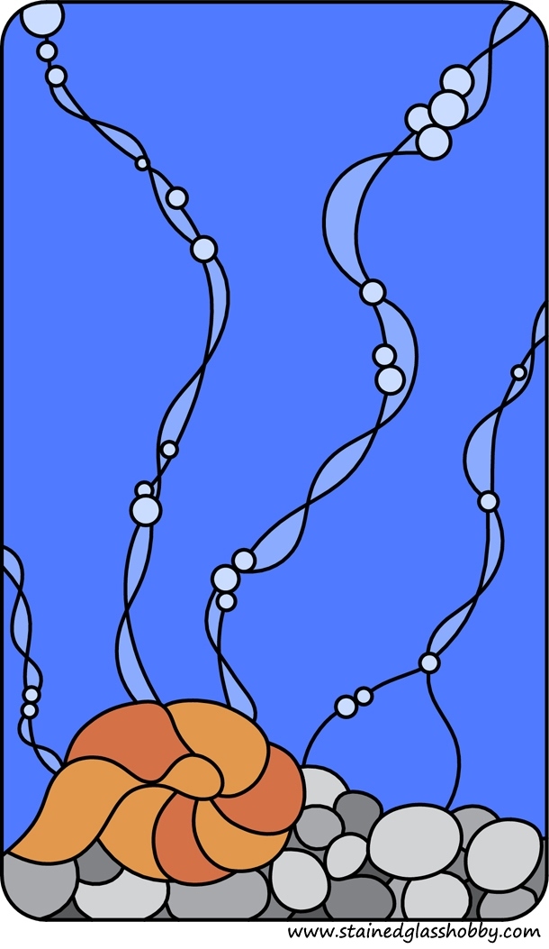 sea-shell stained glass hobby