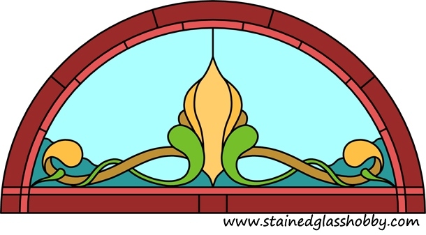 antique style stained glass