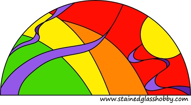 round window stained