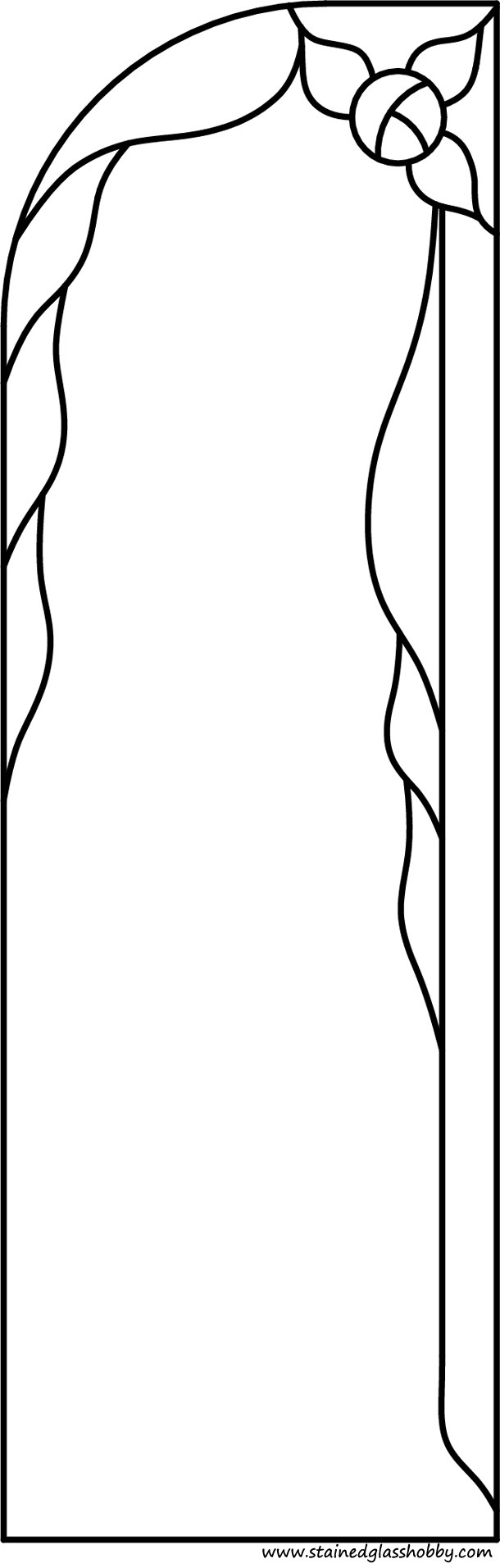 flower round panel pattern