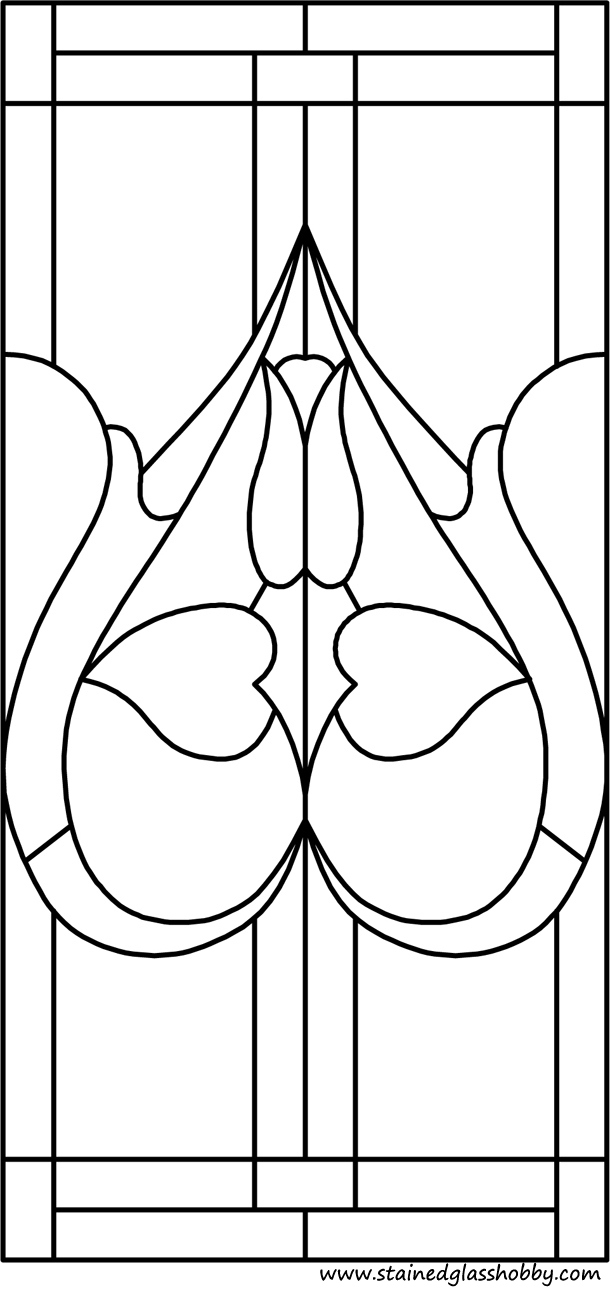 floral leaves design free pattern
