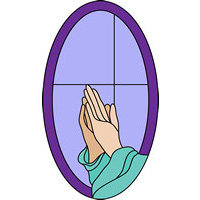 religious pray pattern