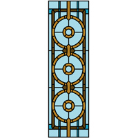 stylised stained glass