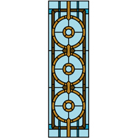 stylised stained glass