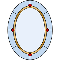 Elliptical frame pattern