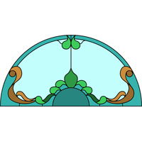 simple stained glass windows